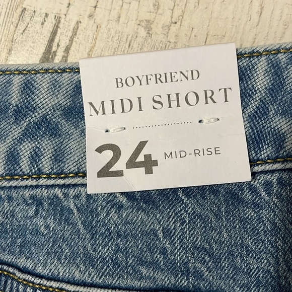 Lane Bryant MIDI Short mid Rise Size 24 NWT - Picture 5 of 9